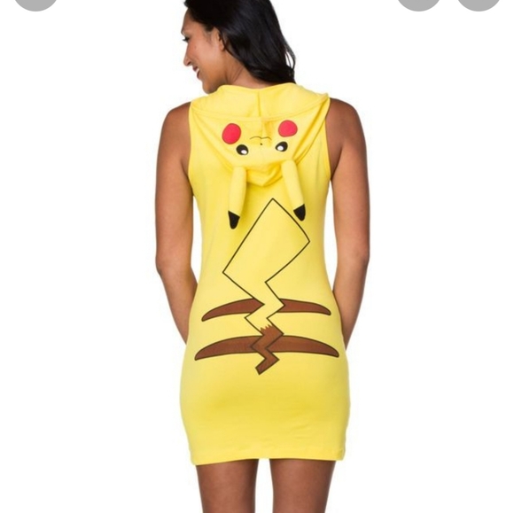 Pokemon Dresses & Skirts - Pikachu Hoodie Tank Dress